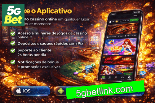 Aplicativo móvel 5GBET para iOS e Android